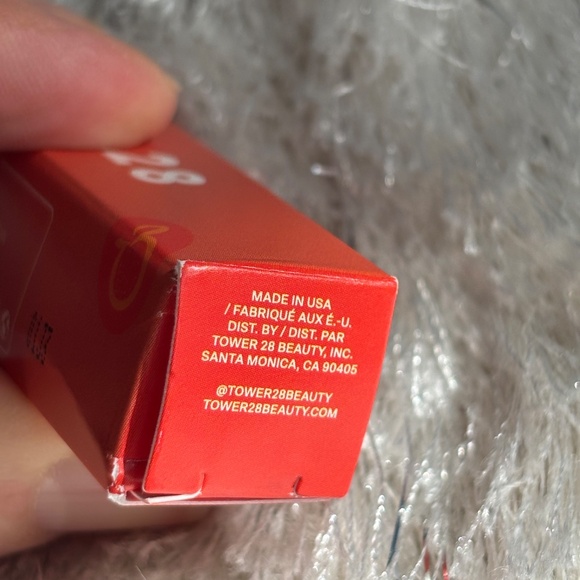 Tower28 JuiceBalm Tinted Lip Balm Squeeze Coral .09oz - Picture 3 of 6